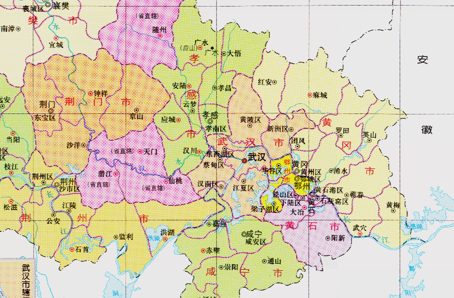 湖北省的区划调整,12个地级市之一,孝感市为何有7个区县?