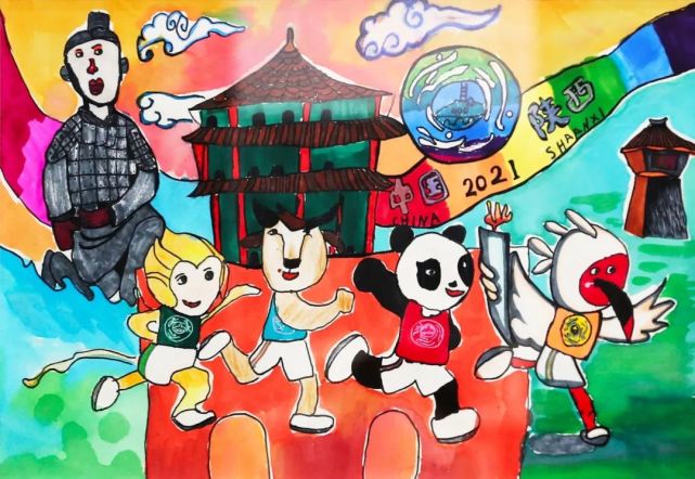 李林蔚   8岁  《缤纷十四运》