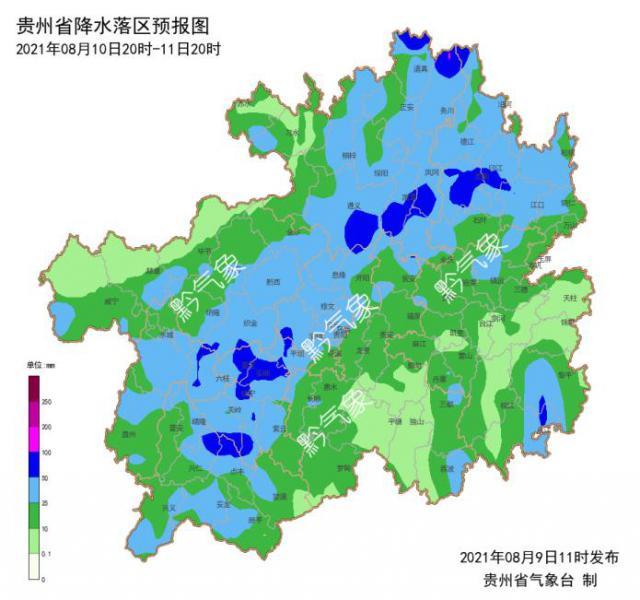 未来三天贵州强降水天气持续