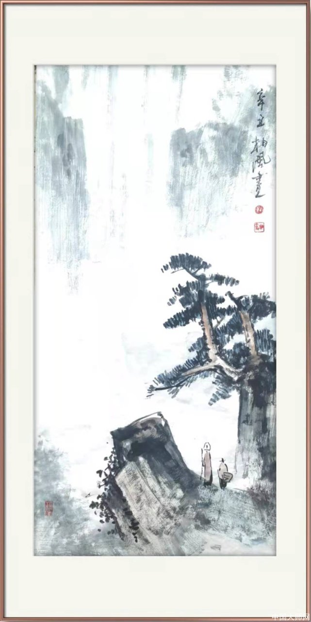 简派国画大师孙唐先生和他的至简画风