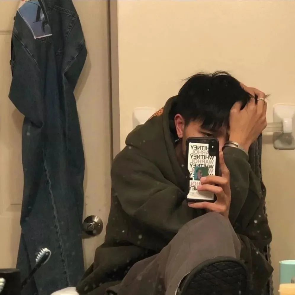 男生头像精选男生头像真人冷酷帅气黑白高清秋至千牢落
