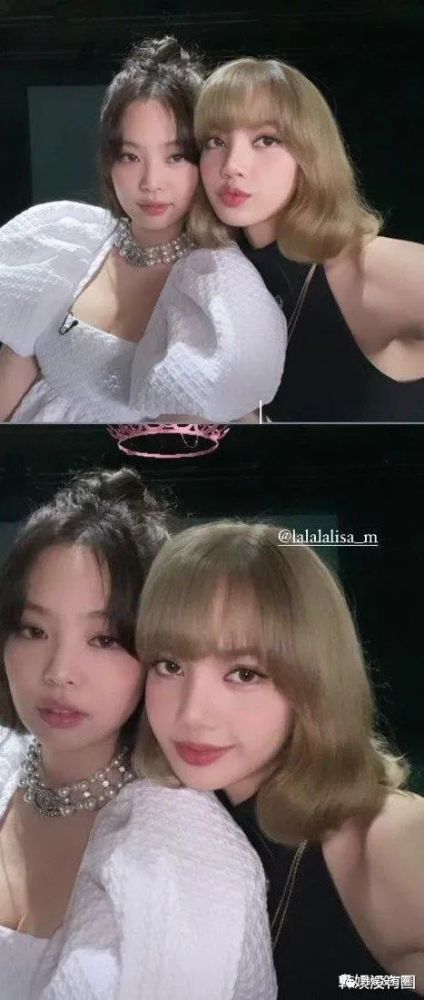 blackpink成员jennie,lisa"亲密合照"公开