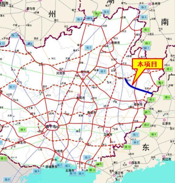 272千米长的高速公路,就在广西