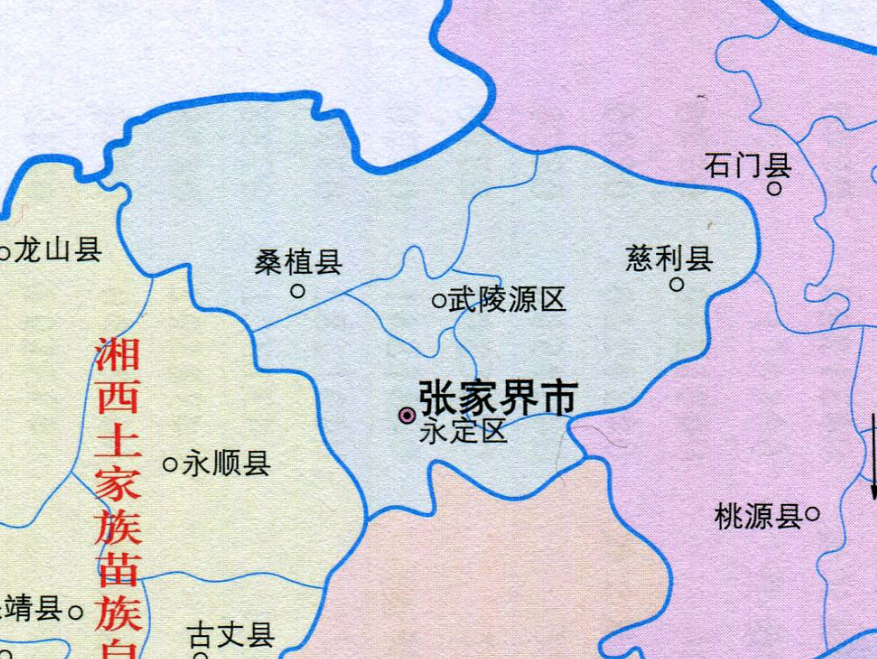 湖南张家界市人口_张家界市地图