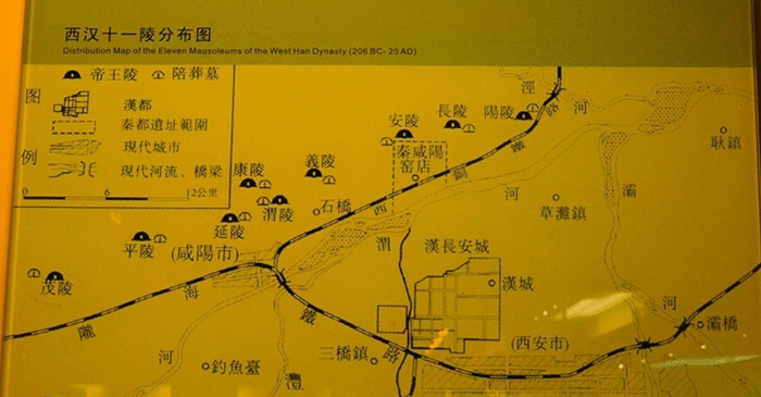 西汉11座陵墓,九座在咸阳,两座为什么在西安