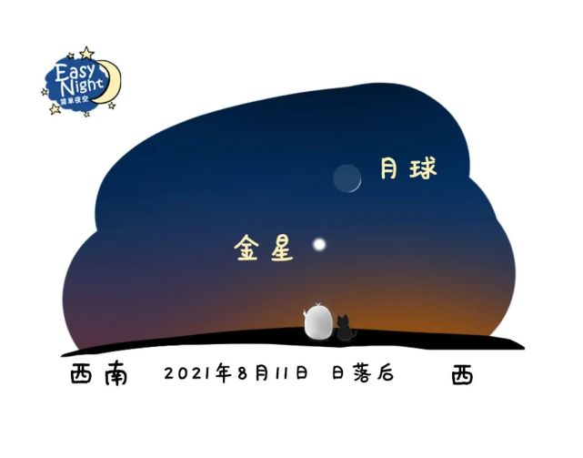 n.】夜观天象|今晚的金星伴月,要一起看吗?