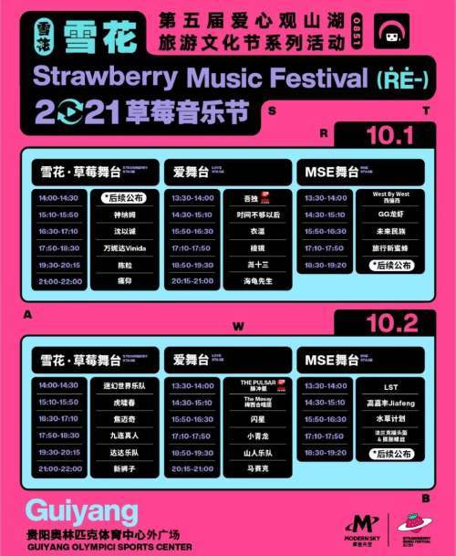 2021贵阳草莓音乐节延期公告