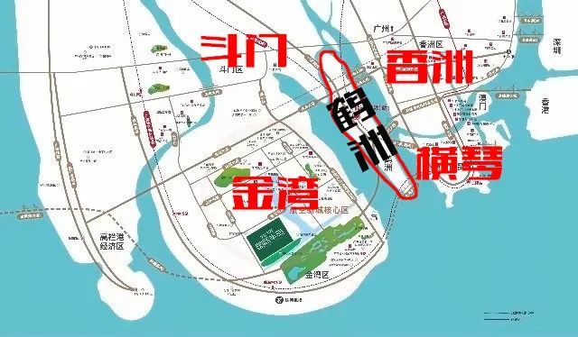 珠海中心站规划设计的招标鹤洲这个珠海中将迎来巨变