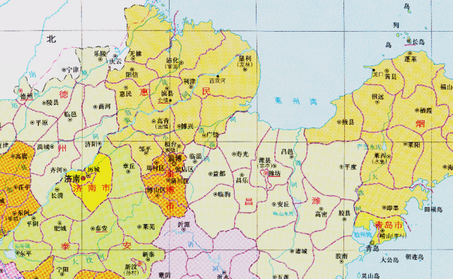 山东省的区划调整,16个地级市之一,滨州市为何有7个区县?