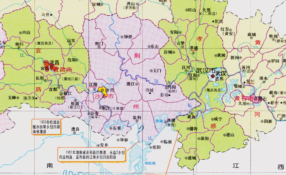 湖北省的区划调整,12个地级市之一,荆门市为何有5个区县?