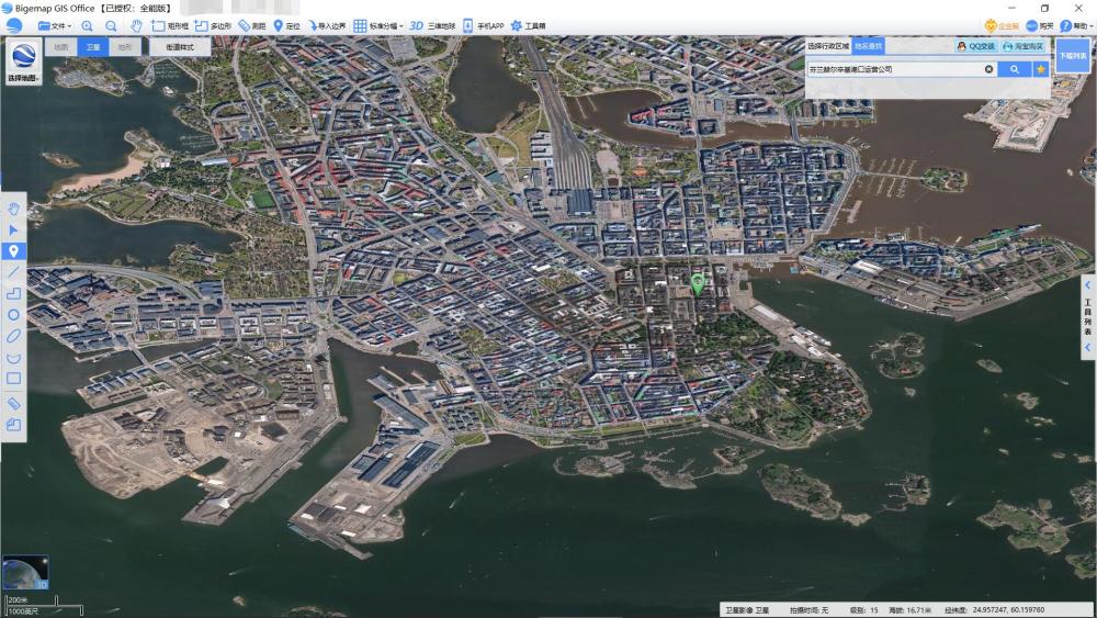 沃萨里港(卫星地图来源:bigemap大地图) 二,澳大利亚墨尔本港