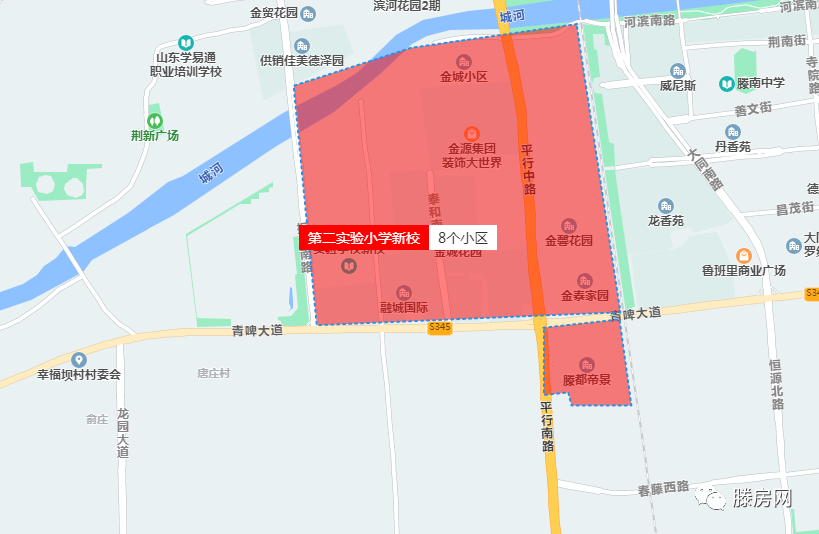 滕州城区公办初中及市直小学2021年招生范围(附地图)