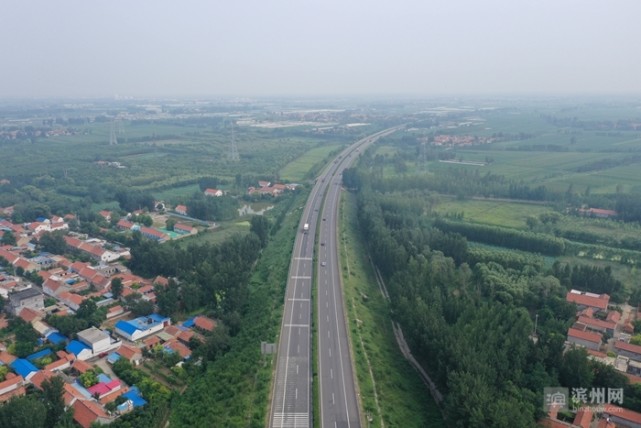 g228国道滨州段路线图,g228国道线详细路线图 【航拍】高空鸟瞰g18荣乌高速g25长深高速滨州段全新通车