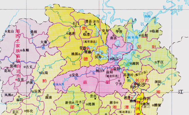 湖南省的区划调整,13个地级市之一,常德市为何有9个