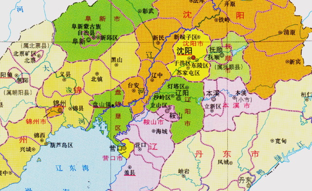 辽宁省的区划调整16个地级市之一营口市为何有6个区县