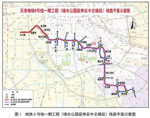 天津地铁8号线津静线市域郊铁路两条轨道交通线路车站亮相