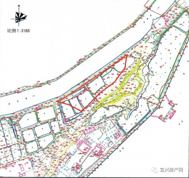 地块三:商业用地 挂地信息 ▽▽▽ 宜地(2021)24号周铁镇沙塘港河南