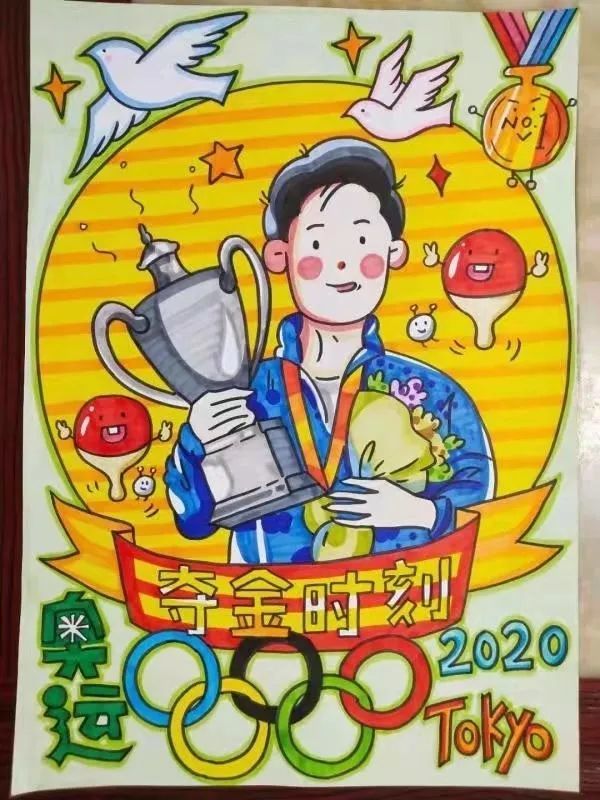 这些奥运画太秀了奥运我来画优秀作品展示