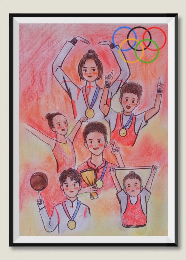这些奥运画太秀了!——"奥运我来画"优秀作品展示