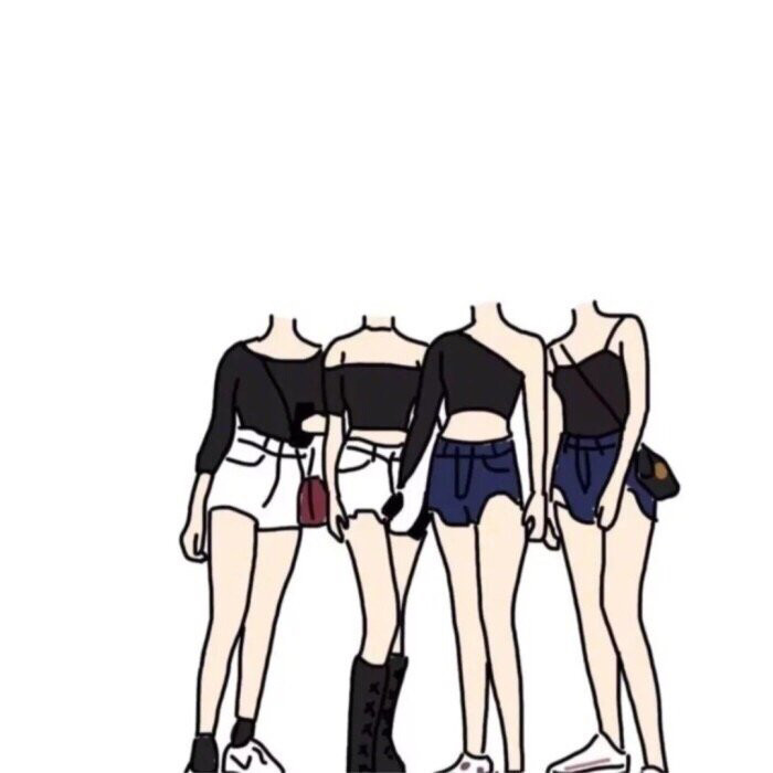 闺蜜抠图素材 快@你姐妹带走!