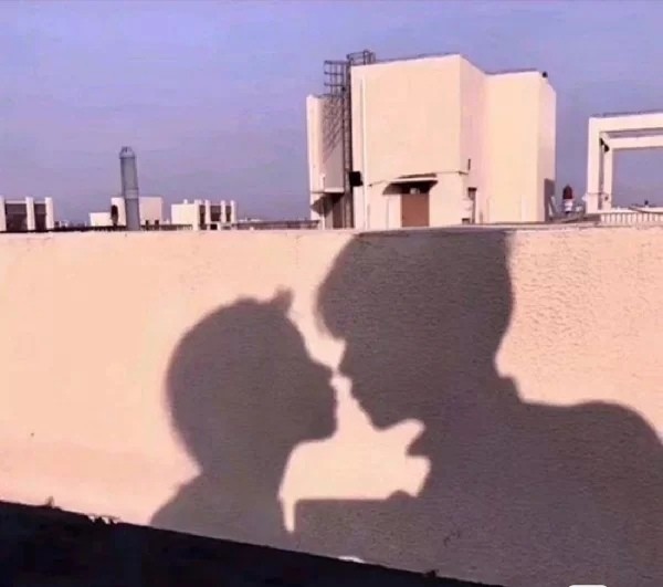 影子情侣头像