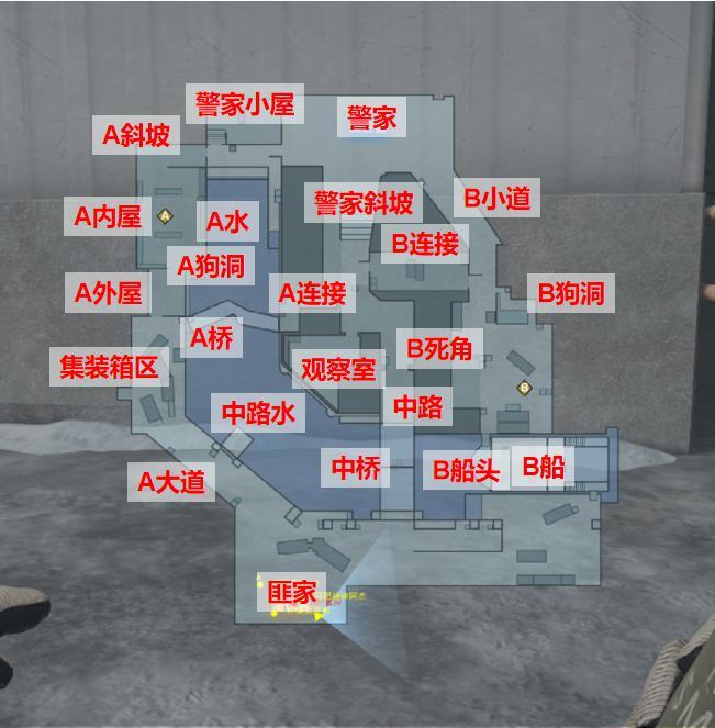 爆破a区优势点位一