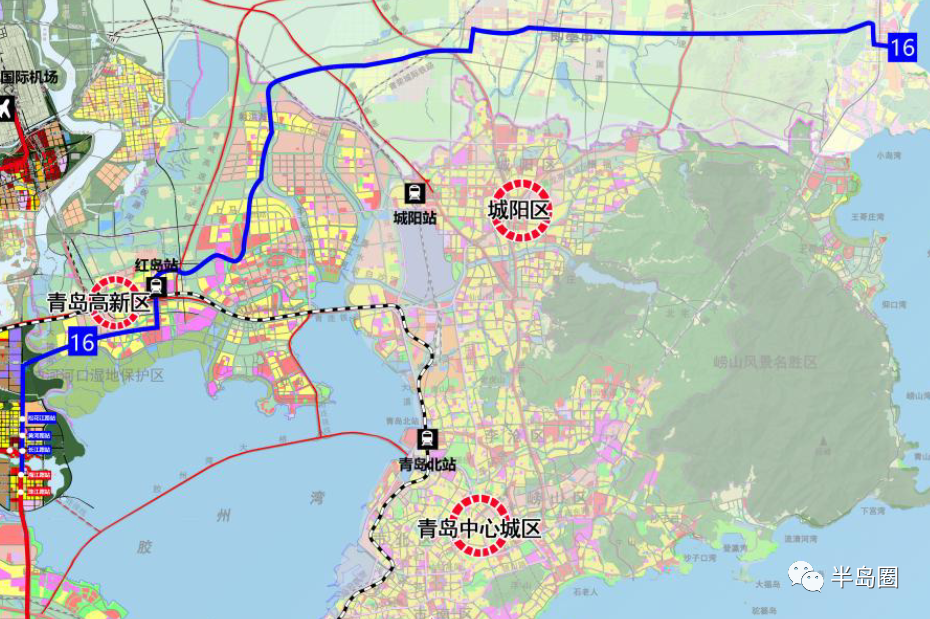 在之前,上合示范区就曾透露过青岛地铁12号,16号线将途经上合示范区.