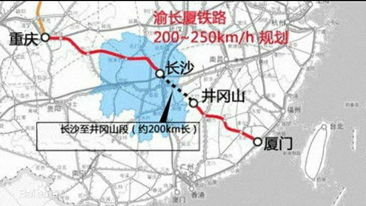 西南地区,贯通海峡西岸,长江中游,成渝等城市群,包括渝湘高速铁路