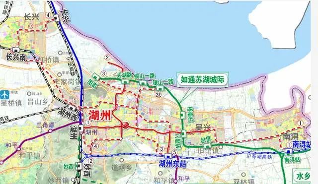 环太湖都市圈城际铁路如通苏湖城际铁路浙江段有进展