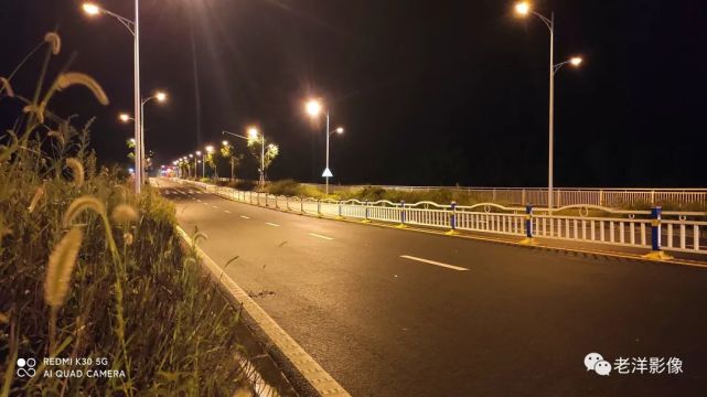 初秋雨中漫步木兰湖绿道,拍摄家乡最美夜景