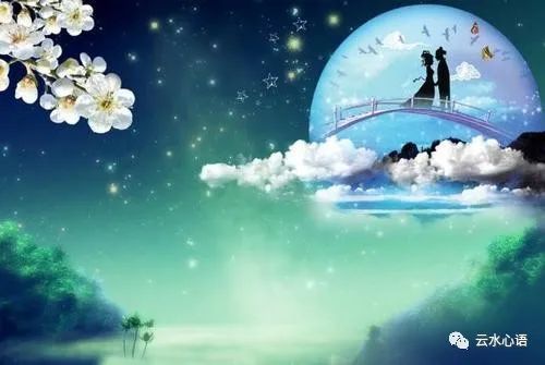 七夕快乐,分享罗隐的一首七律,喜鹊搭桥,家家乞巧