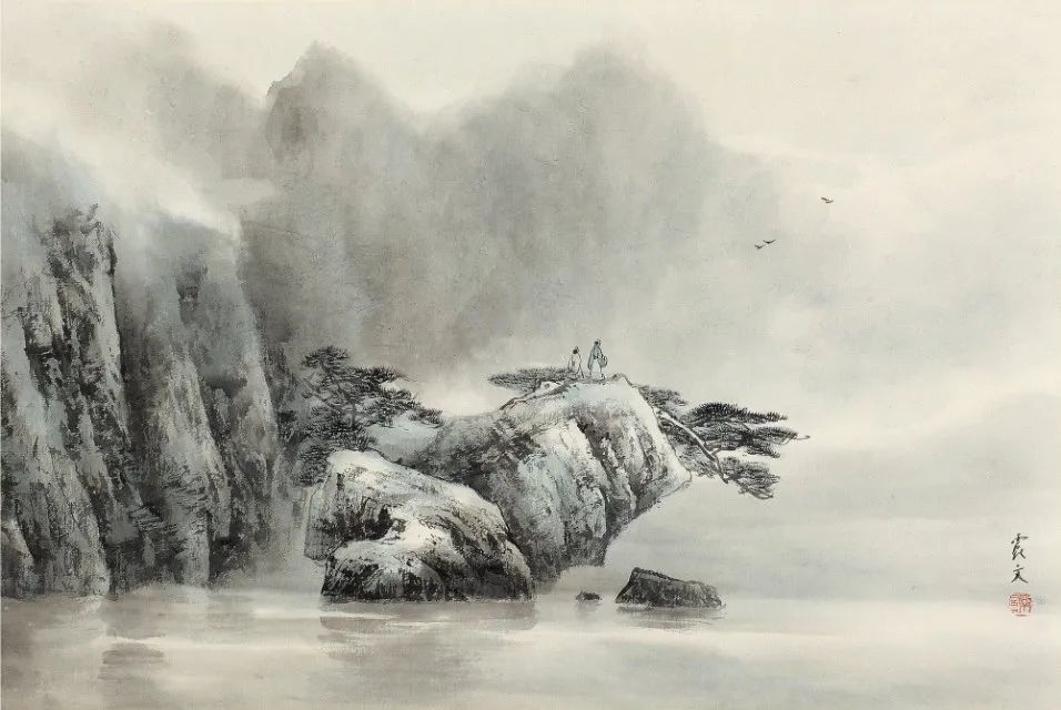 海派山水画家——乐震文的"乐式山水"