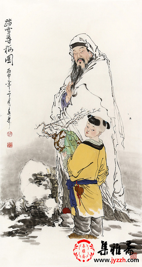 高洁淡泊,古典诗意——实力派画家赵春华国画人物作品