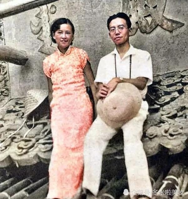 20张林徽因的彩色老照片,风华绝代的女神,有颜又有才