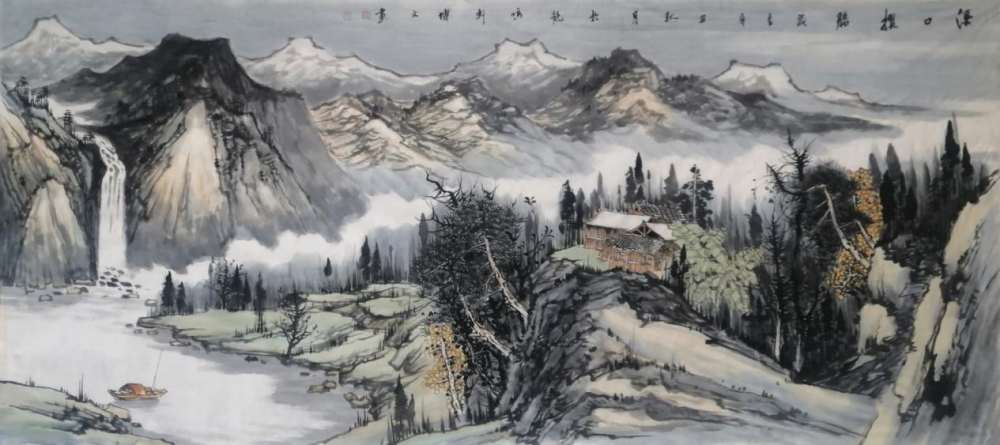 意境超然自成韵—记著名画家邓博文