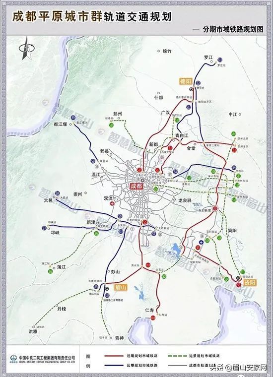 s5主线长约51km,起于成都市天府新区,经眉山市视高,清水,黑龙滩,岷东