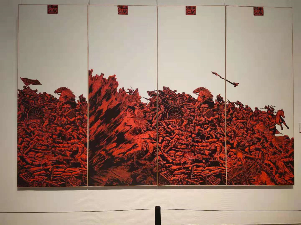 湖南省大型美术作品展:用绘画再现红色记忆,以艺术讴歌百年巨变