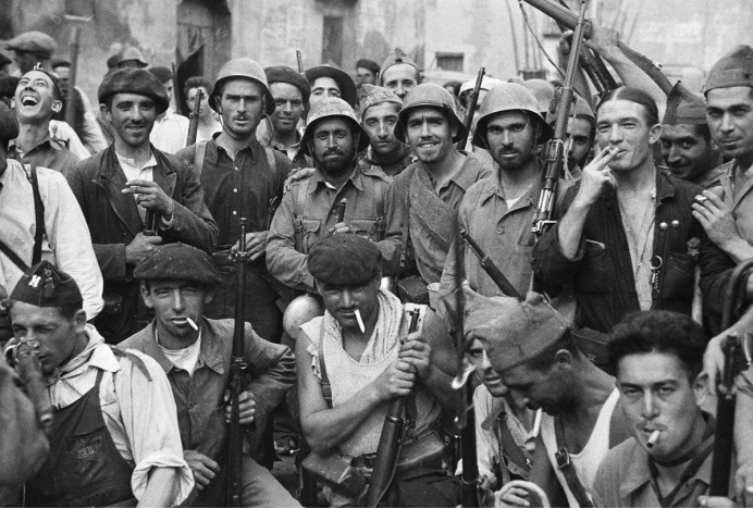 西班牙内战中的士兵