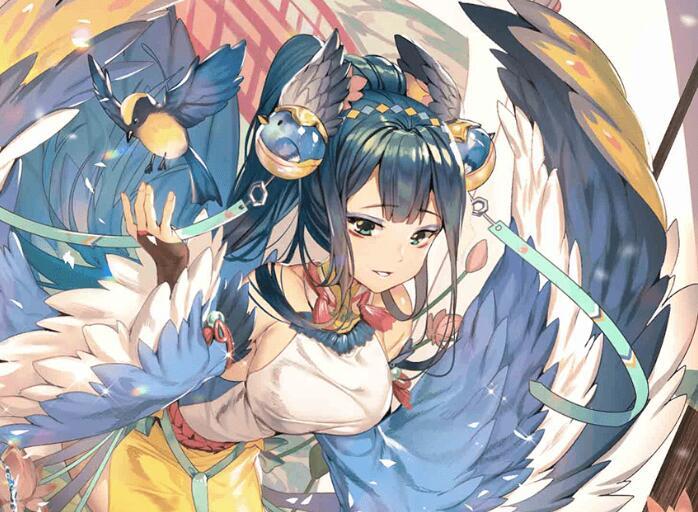 阴阳师sp花鸟卷造型懂人心,又是个腿精姐姐,肩膀还有点滑?