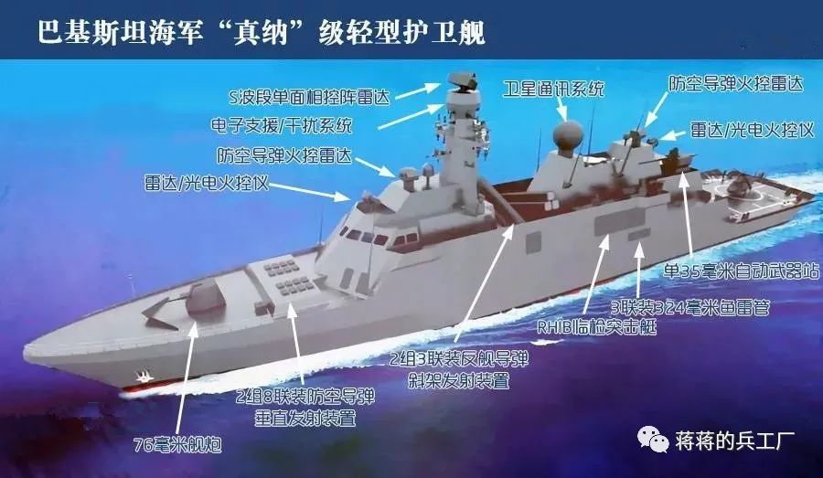 山寨濒海战斗舰?巴基斯坦新型护卫舰在土耳其船厂下水