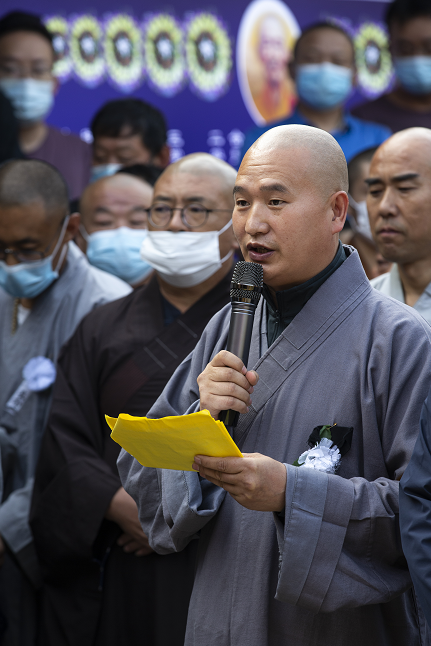 圣境法讯|悲明老和尚追思法会在五台山龙泉寺举行