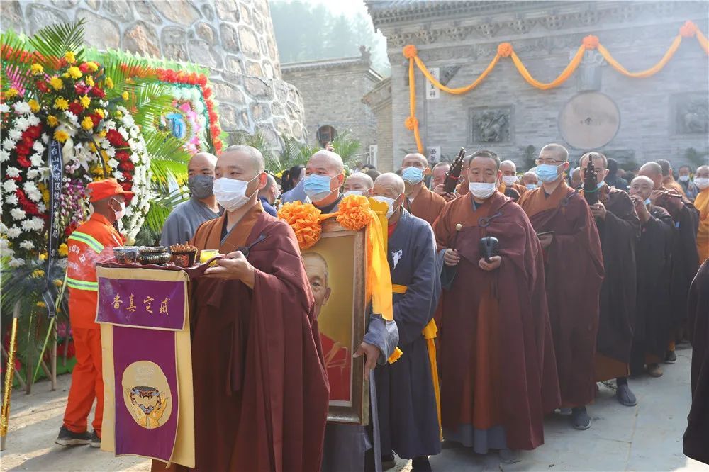 圣境法讯|悲明老和尚追思法会在五台山龙泉寺举行