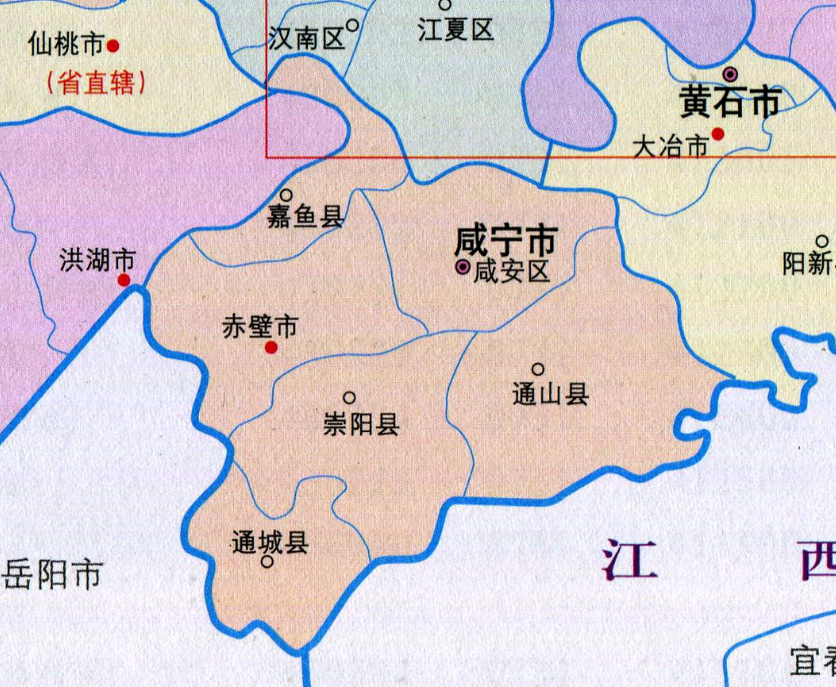 咸宁各区县人口一览:咸安区65.76万,嘉鱼县28.56万