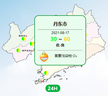 【丹东市空气质量预报】