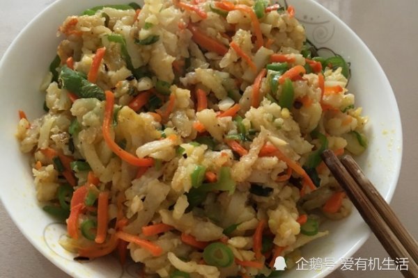 陕北美食洋芋擦擦你吃过吗