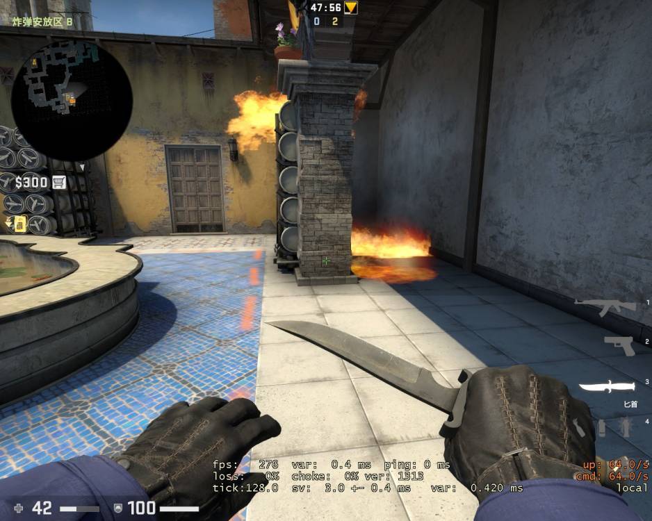 csgo 炼狱小镇inforno进攻道具(3)香蕉道与b包点