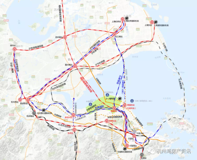 而随着杭绍甬城际铁路(磁悬浮)项目前期谋划不断深入,前湾新区也将