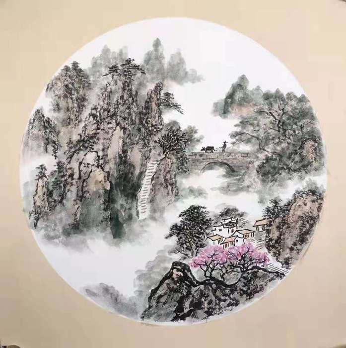 书画名家:王徽文 山水画-作品欣赏