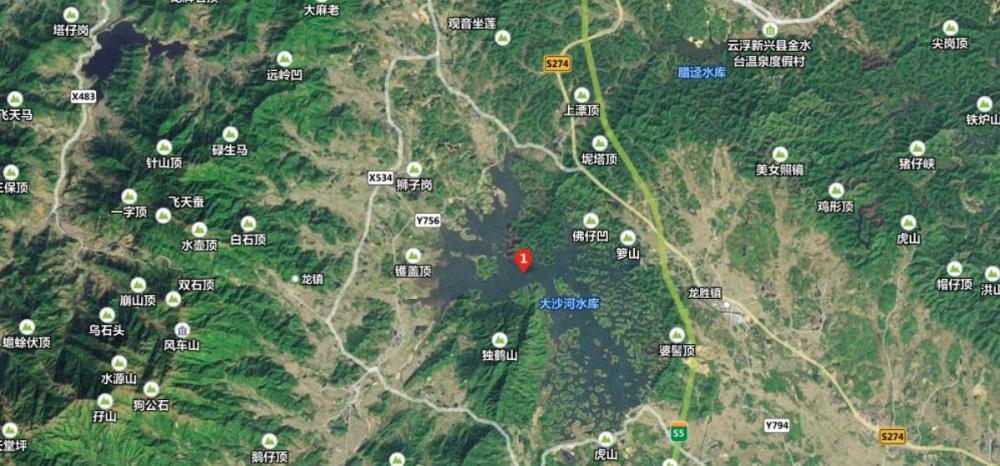 大沙河水库位于广东省开平市