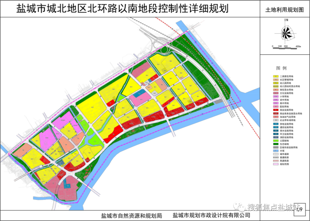 功能定位:盐城市城北门户形象展示区, 盐城市城市形象改造示范区